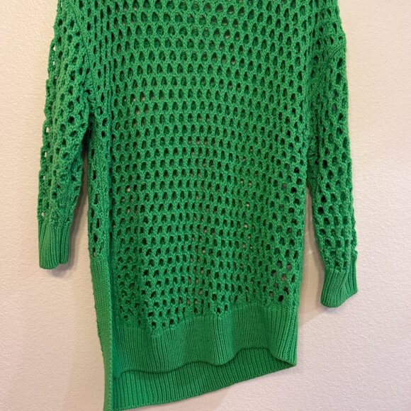 Asymmetric hole-knit jumper Sweater - Picture 1 of 2